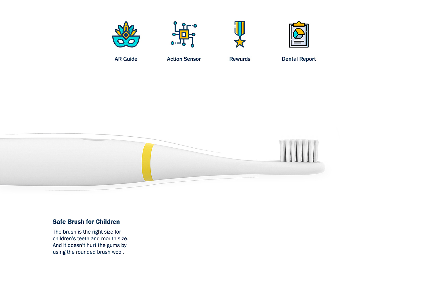 Electric toothbrush，app，children，