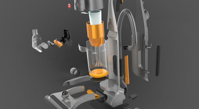 household electrical appliances，low cost，Explosion diagram，balance，Vacuum cleaner，