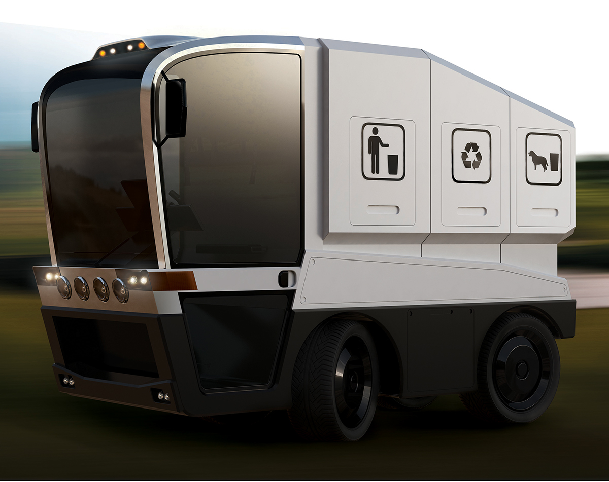 environment protection，vehicle，Render，Hand drawn，originality，