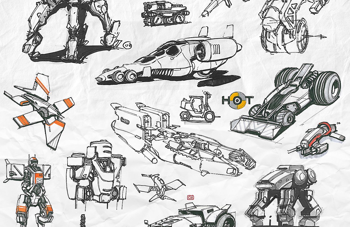 mapping，Collection，Pencil drawing，Vadim Motov，vehicle，