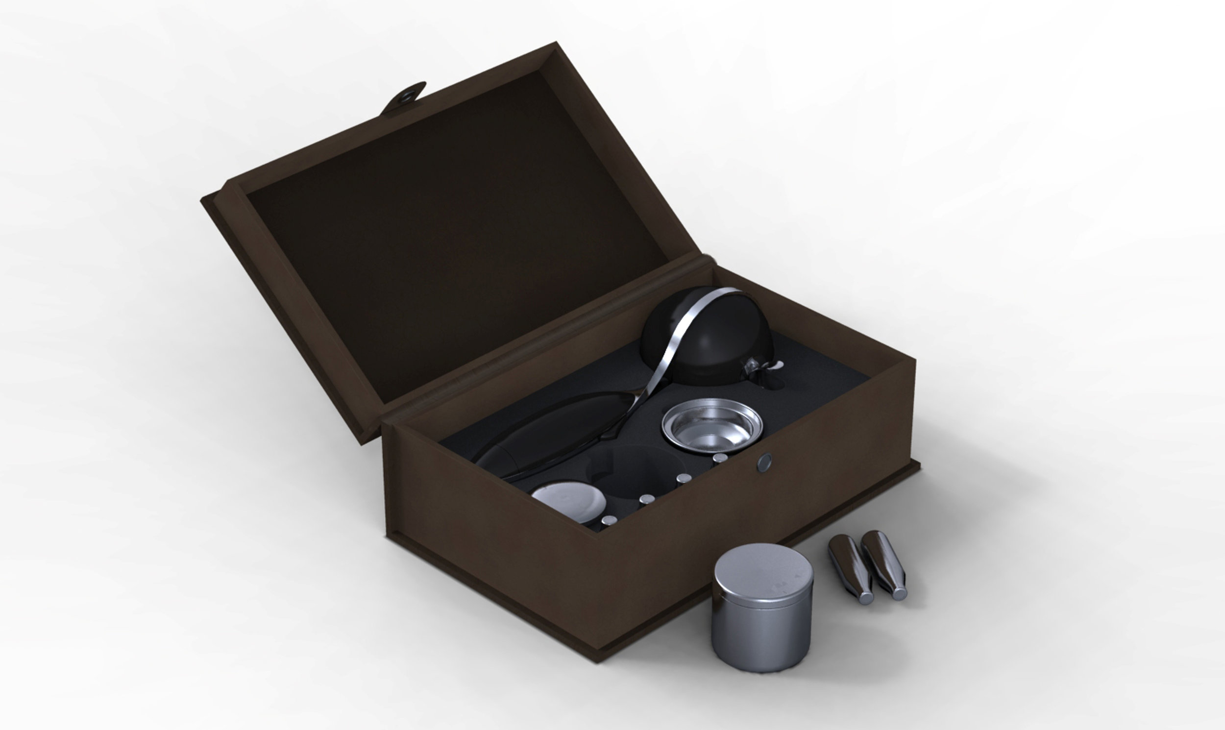 mypresis，Hand held coffee machine，black，product design，