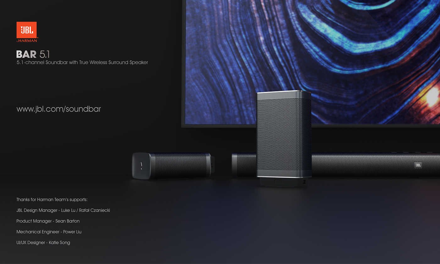 2017 red dot，jbl，loudspeaker box，sound，Bar 5.1，