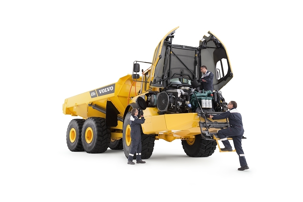industrial design，vehicle，transport，construction machinery，heavy industry，mine，truck，Volvo，