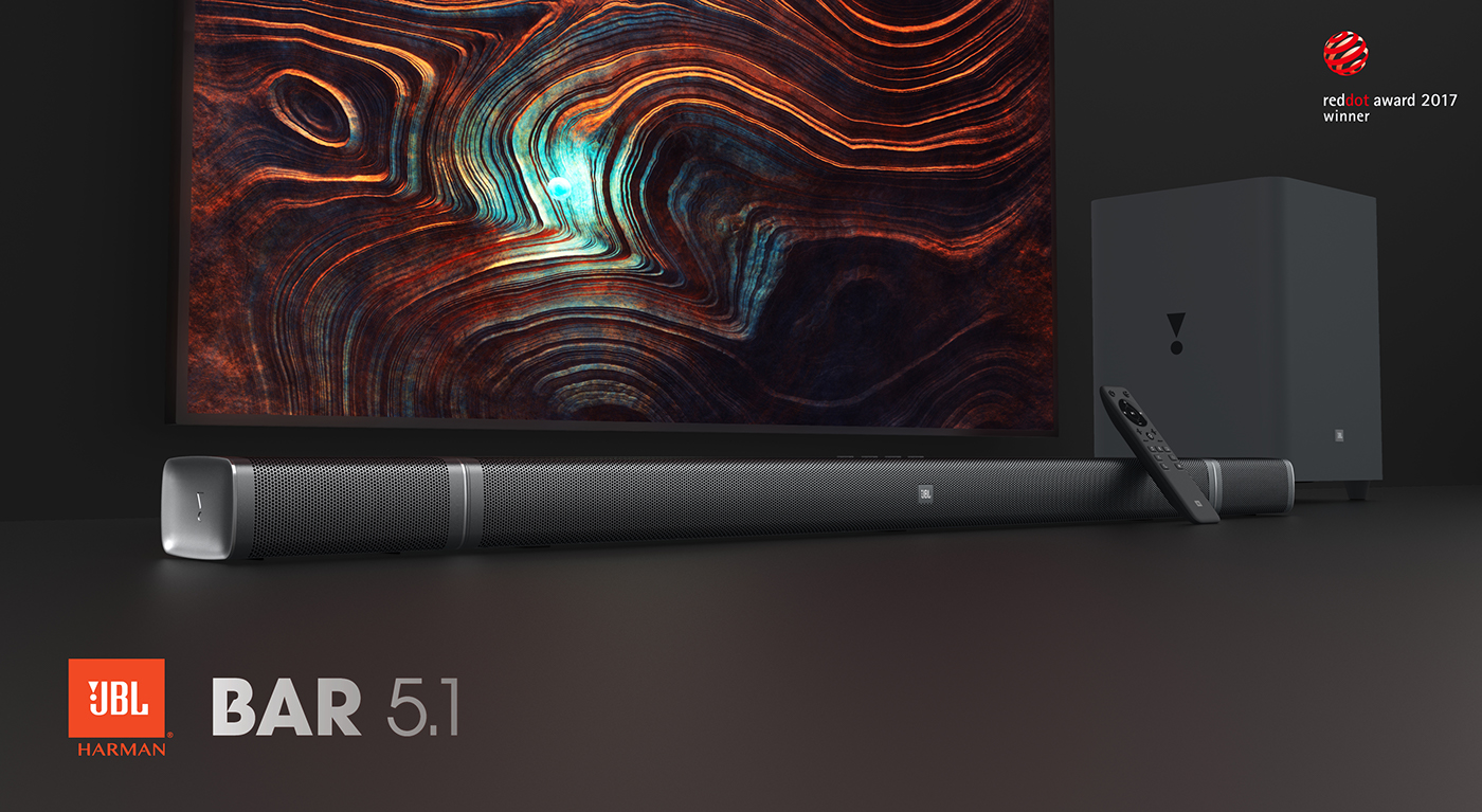 2017 red dot，jbl，loudspeaker box，sound，Bar 5.1，