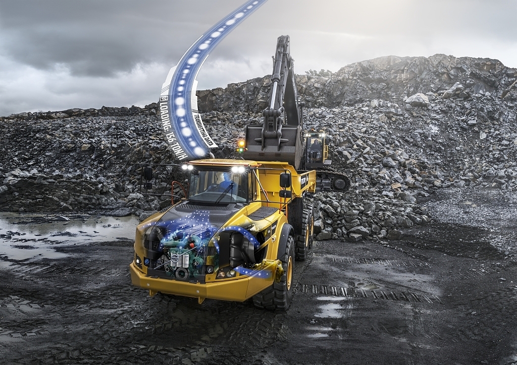 industrial design，vehicle，transport，construction machinery，heavy industry，mine，truck，Volvo，