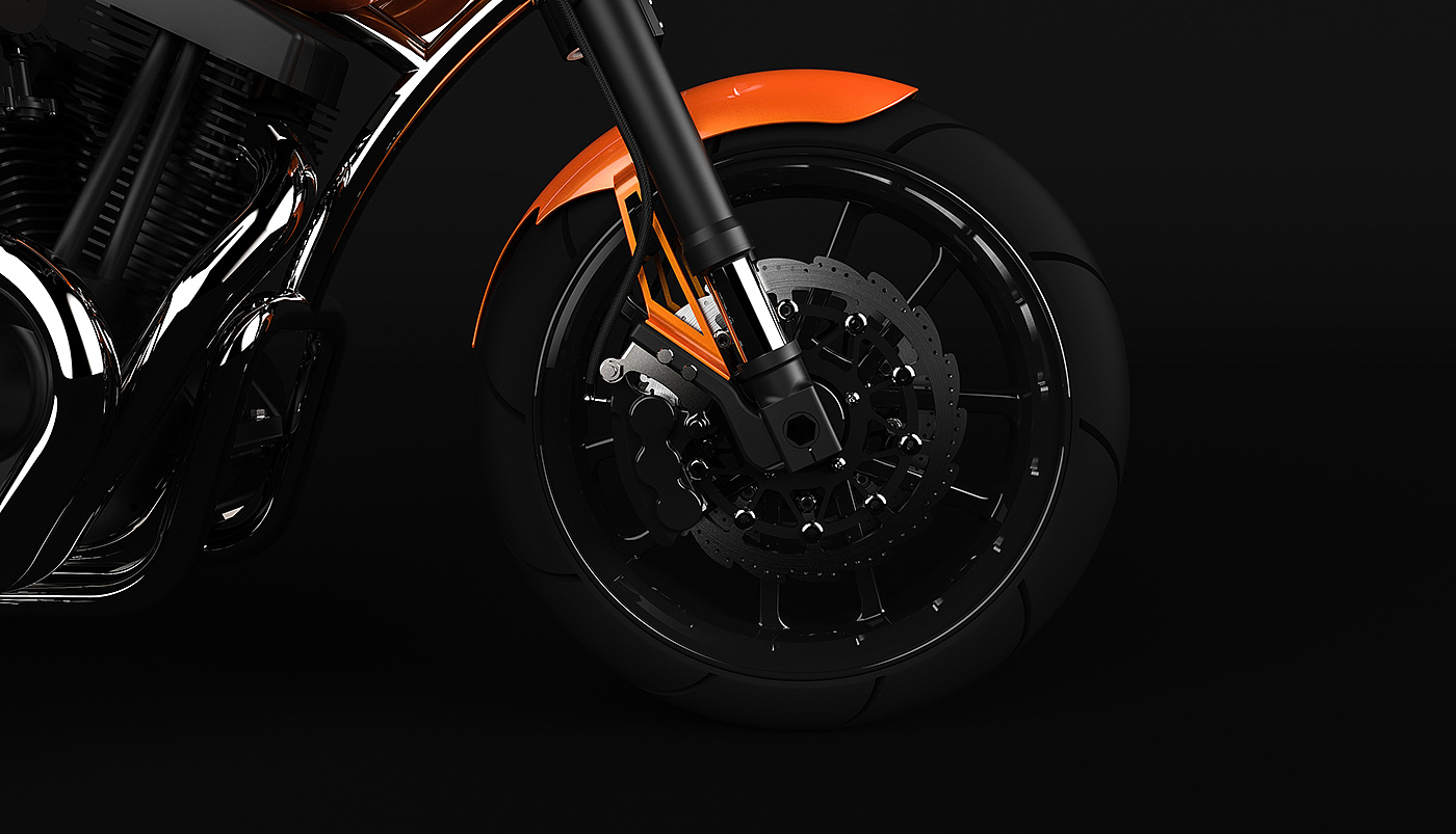 Harley Davidson，motorcycle，orange，one thousand and two hundred，EVO，