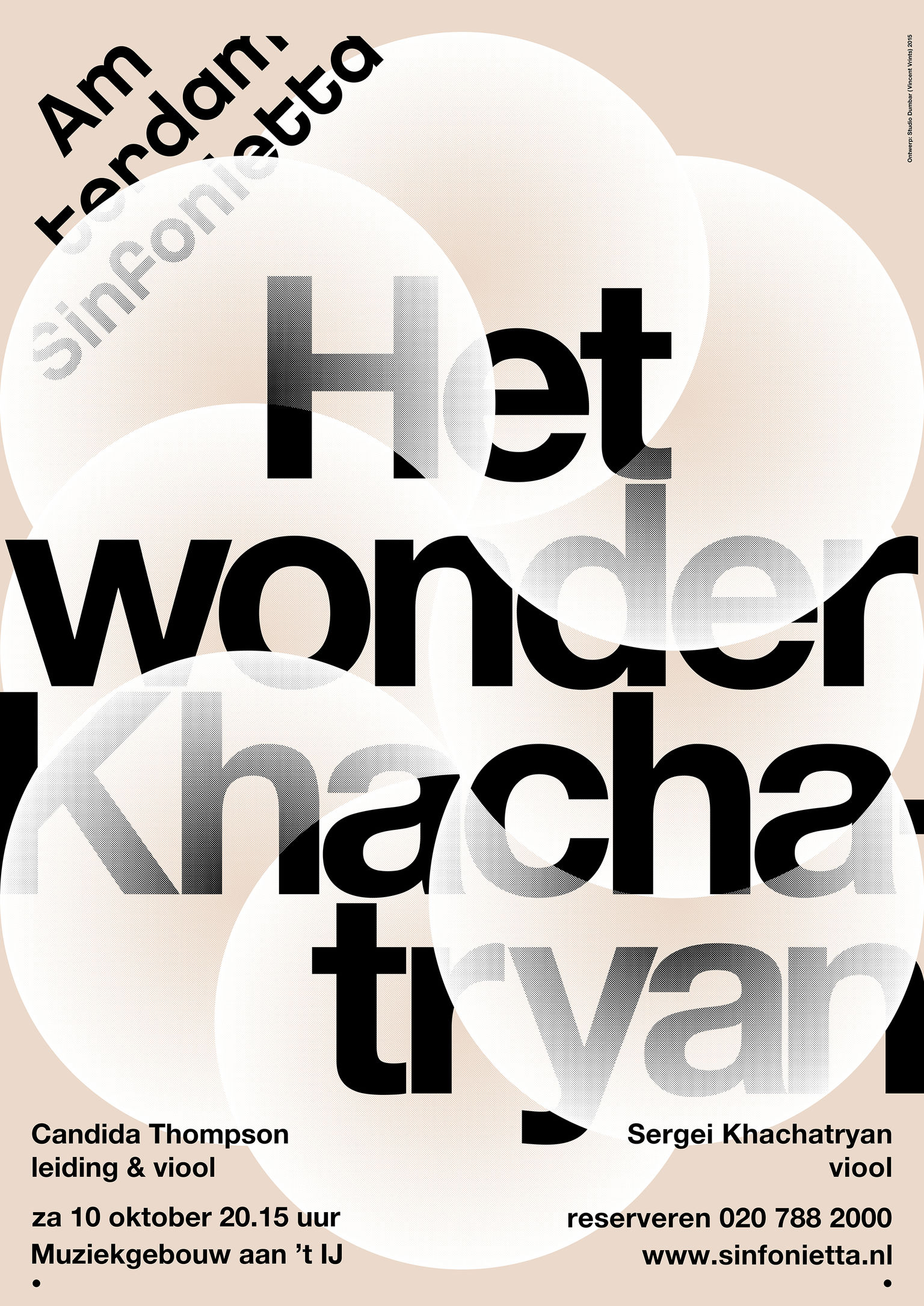 2017if Gold Award，Amsterdam，Sinfonietta，Poster Design ，