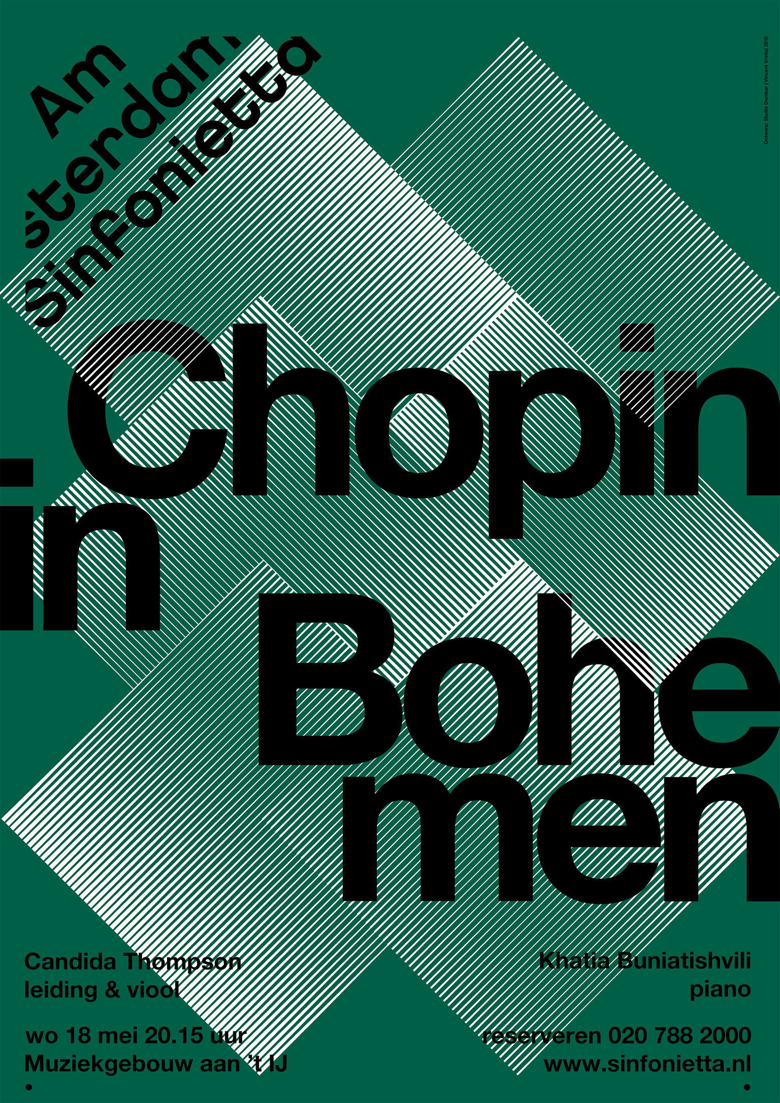 2017if Gold Award，Amsterdam，Sinfonietta，Poster Design ，