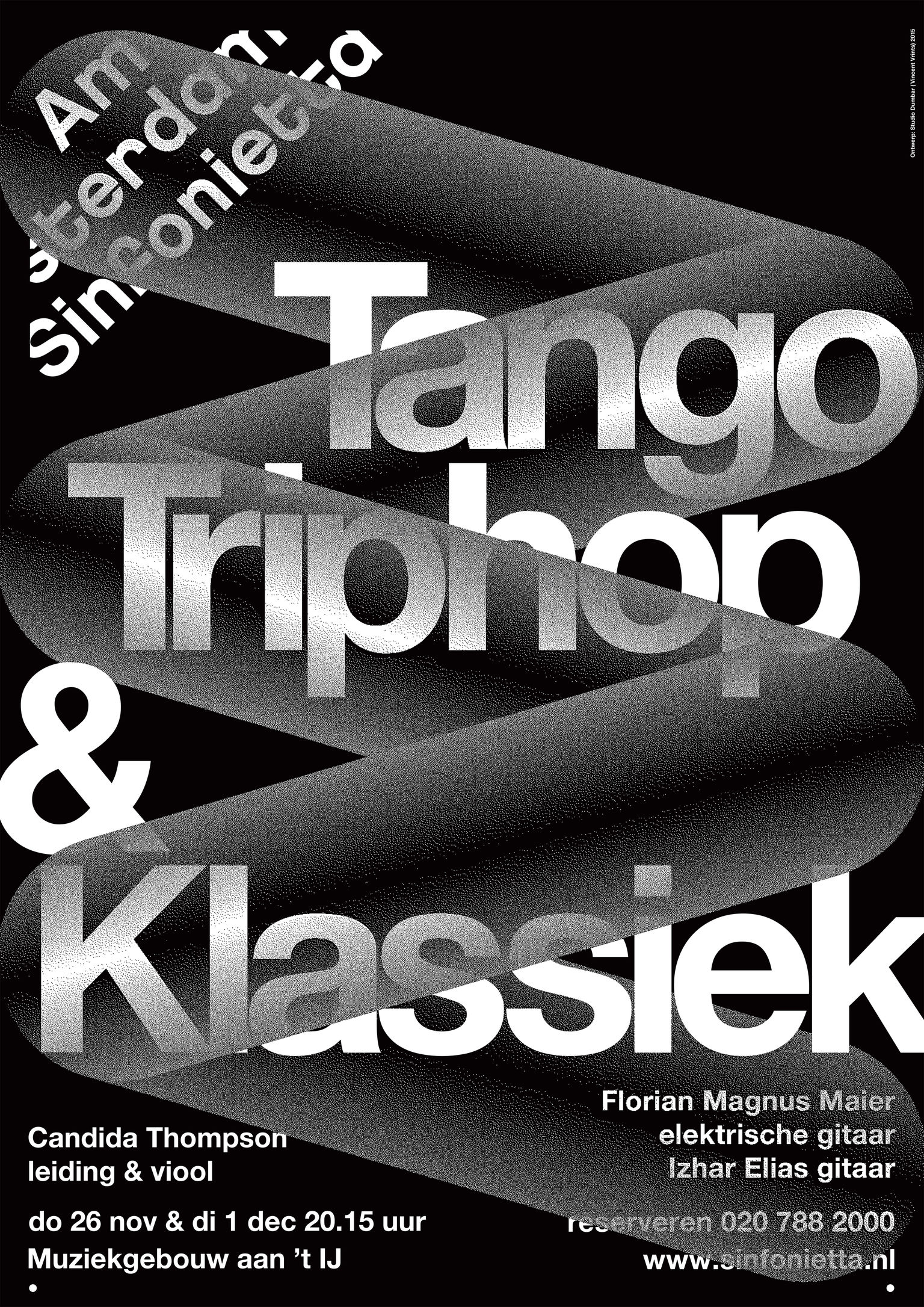 2017if Gold Award，Amsterdam，Sinfonietta，Poster Design ，