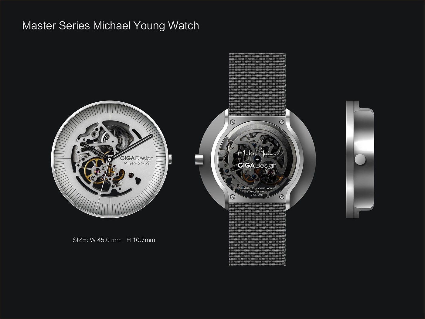 2017if Gold Award，Master Series，Young Watch，Wrist watch，