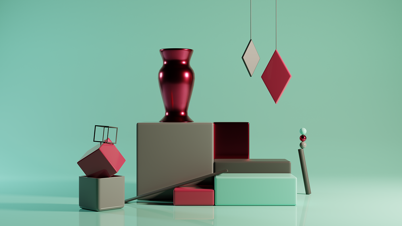 texture of material，Model，Render，