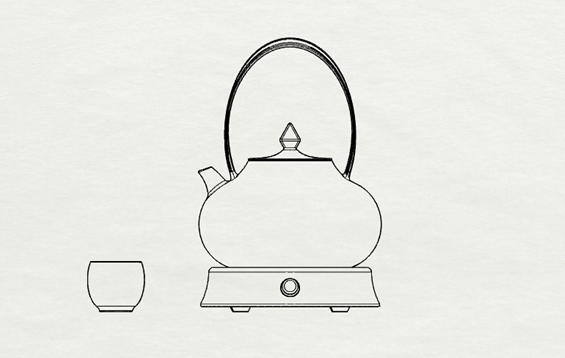 teapot，Tea stove，teacup，