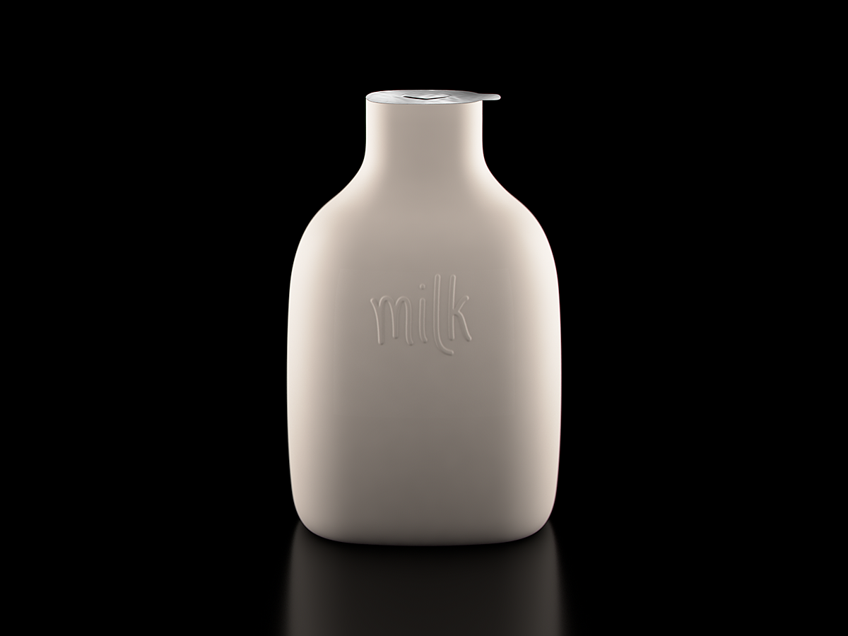 gules，white，packing，Milk bottle，love，