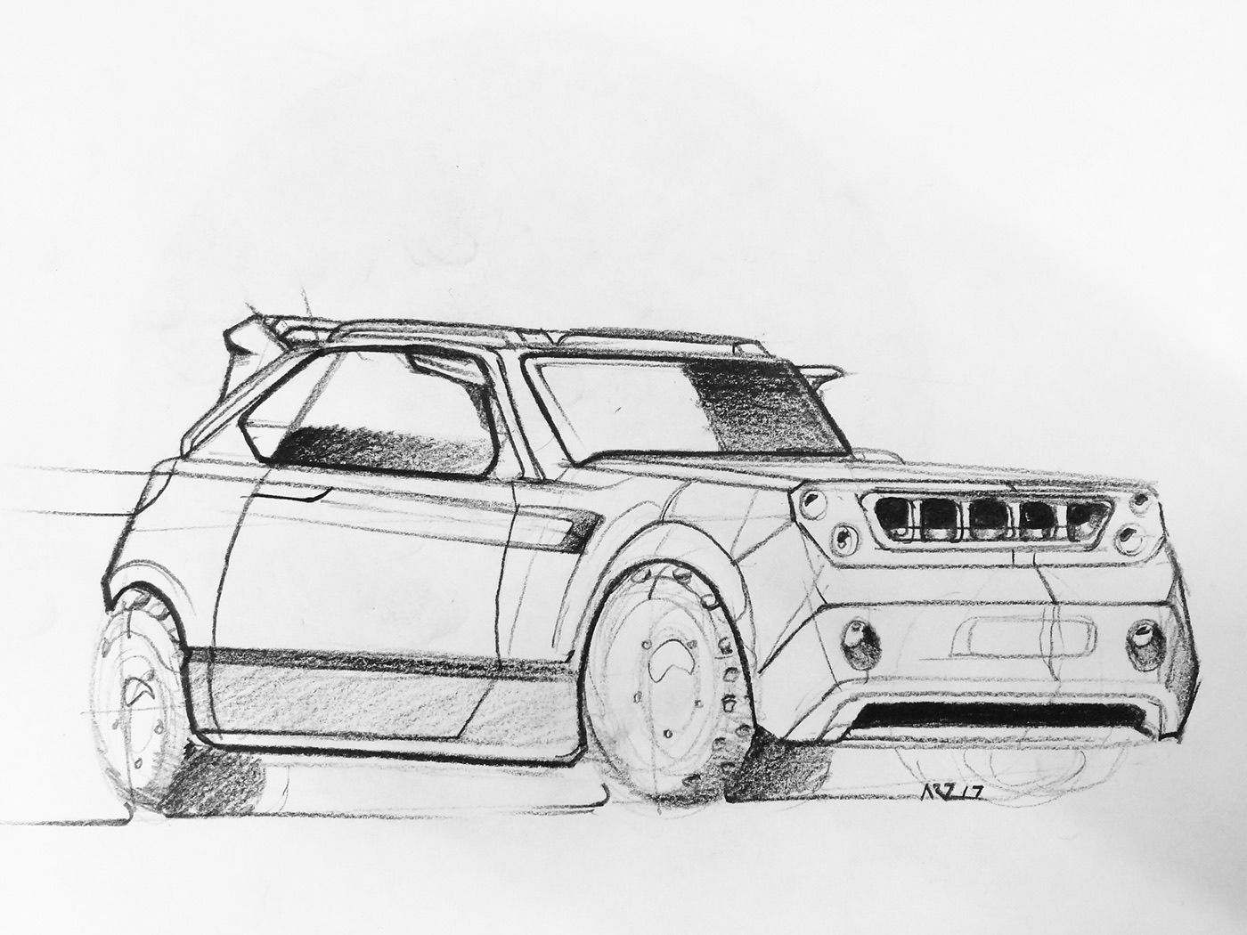 Hand drawn，Sketches，Alex Zadrozny，