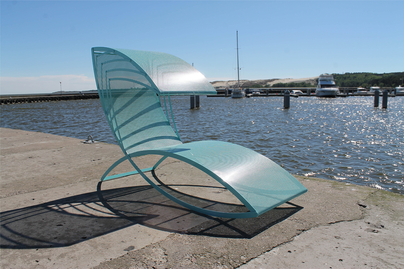 Ipanema，Agota Rimsaite，sandy beach，Sunscreen chair，