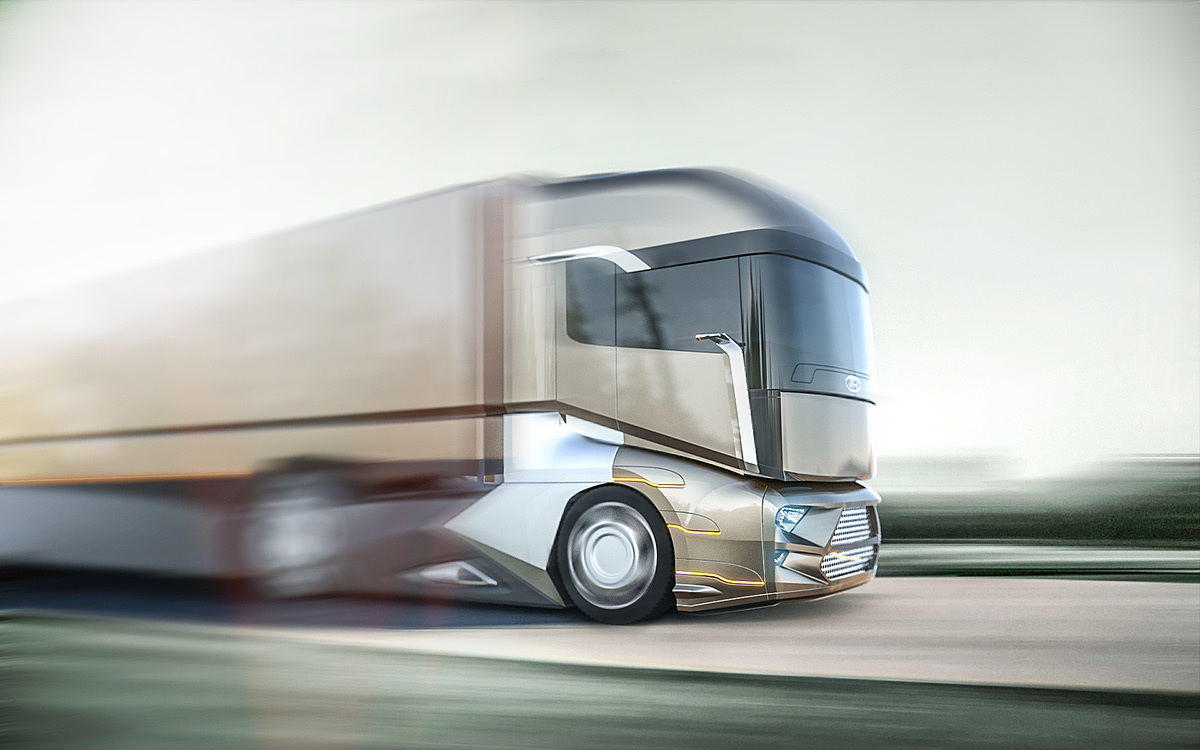 FORD truck，truck，brown，Automatic design，