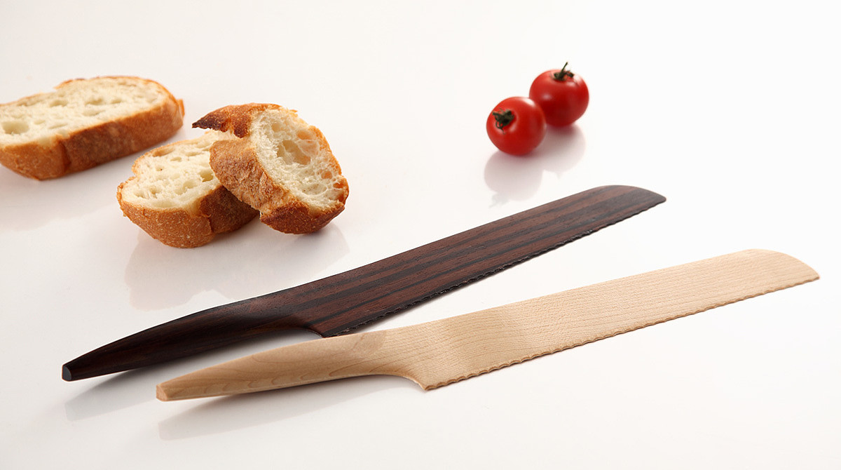 Bread knife，woodiness，product design，