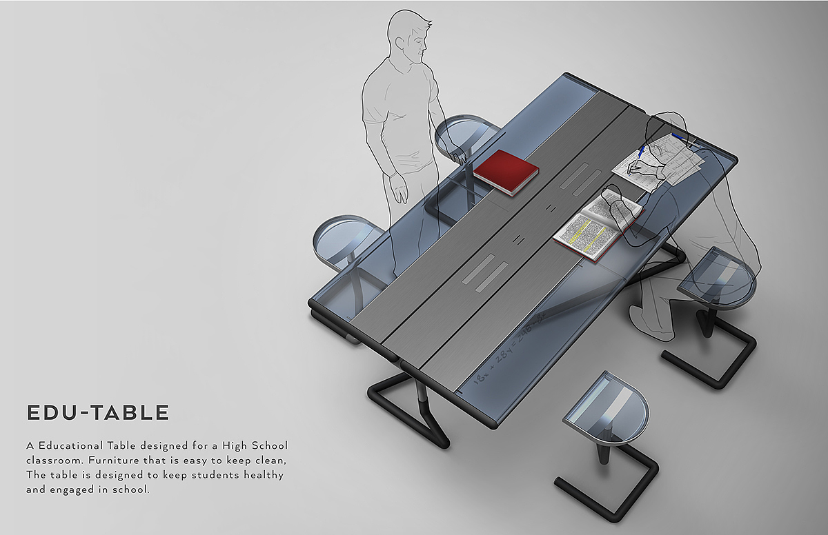 EDU-TABLE，多功能，设备，