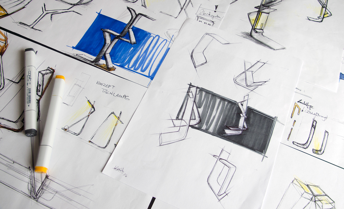 furniture design ，Desk lamp，wooden ，