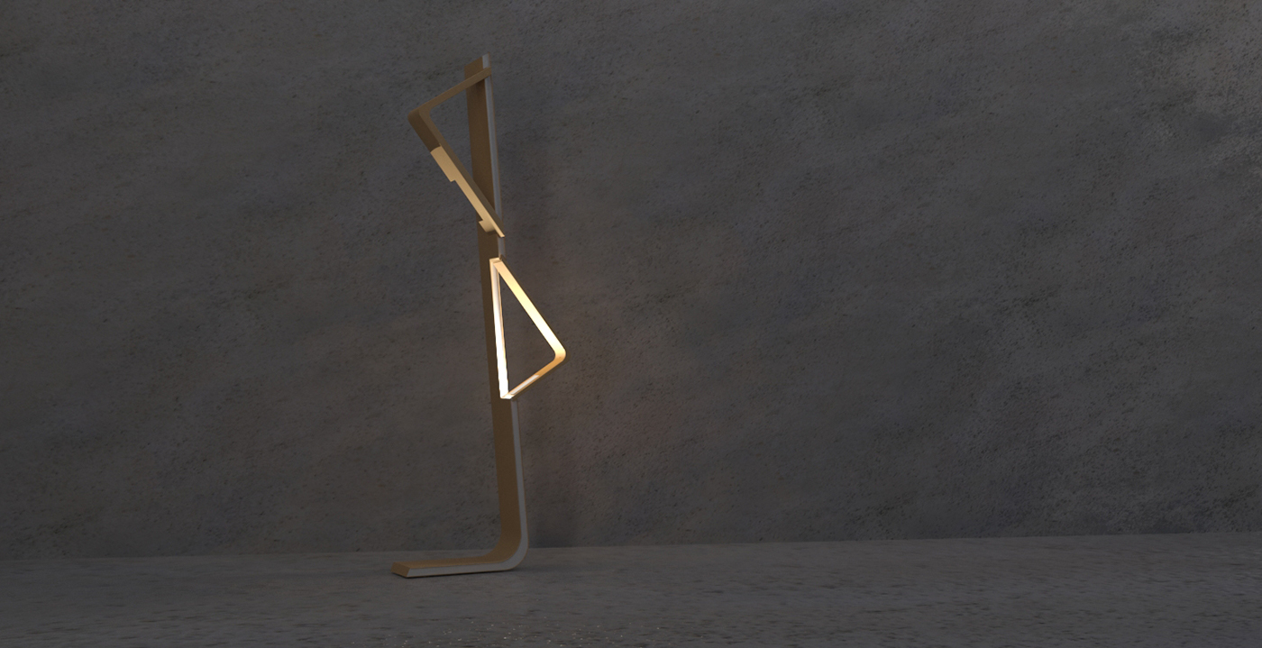 furniture design ，Desk lamp，wooden ，