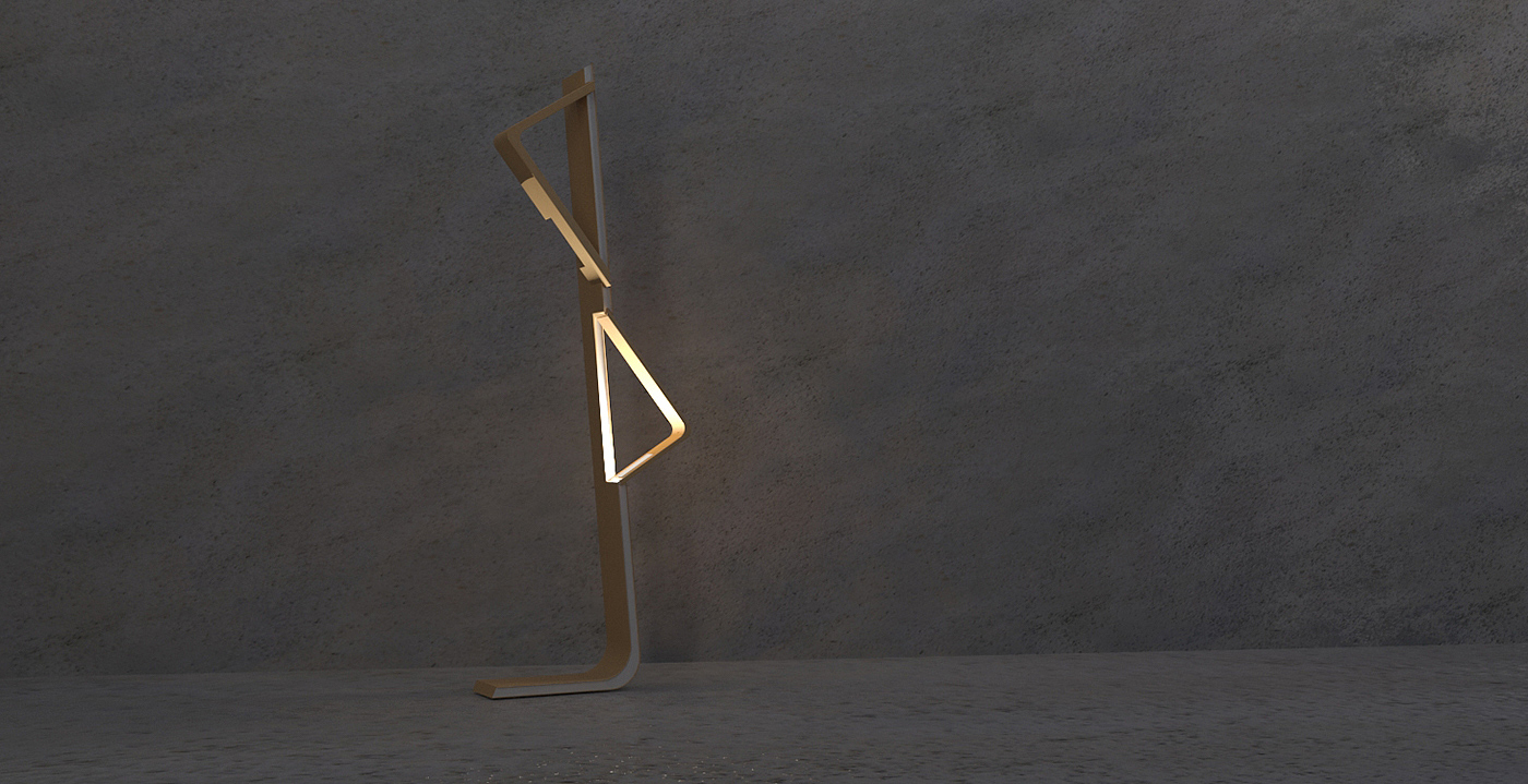 furniture design ，Desk lamp，wooden ，