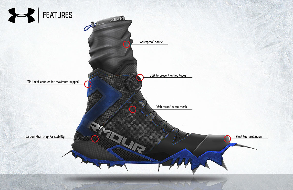 UA Reign，Mountaineering boots，Field sports，