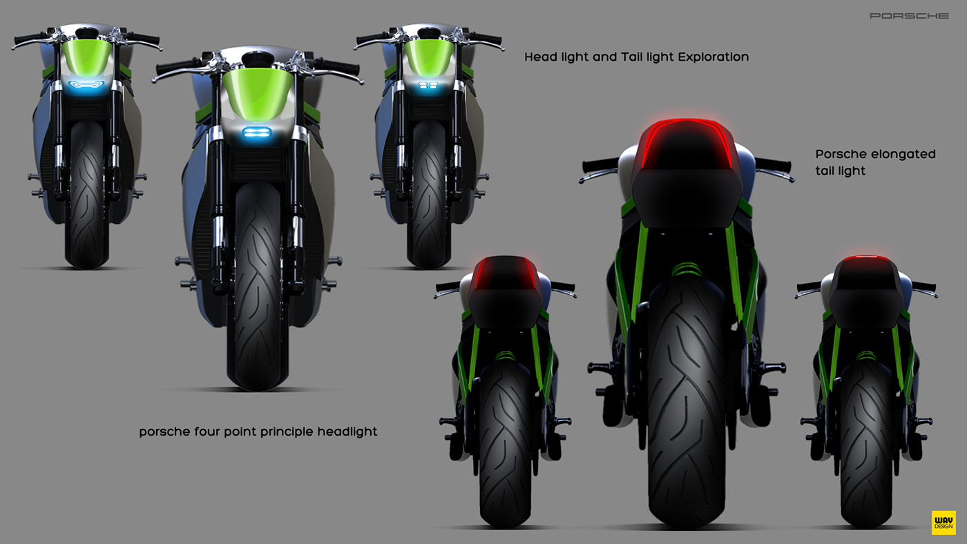 porsche，Automatic design，motorcycle，