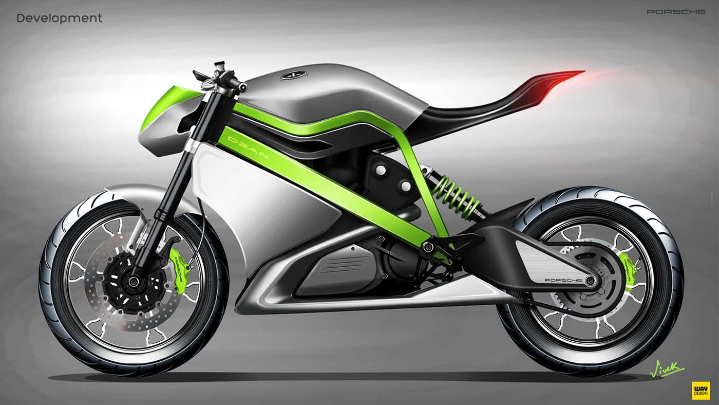 porsche，Automatic design，motorcycle，