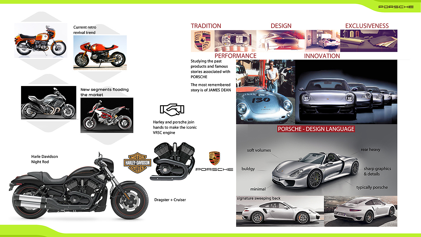 porsche，Automatic design，motorcycle，