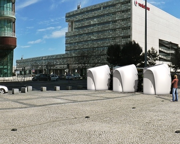 outdoors，Toilet，restroom，Mobile toilet，concept，