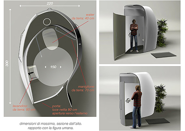 outdoors，Toilet，restroom，Mobile toilet，concept，