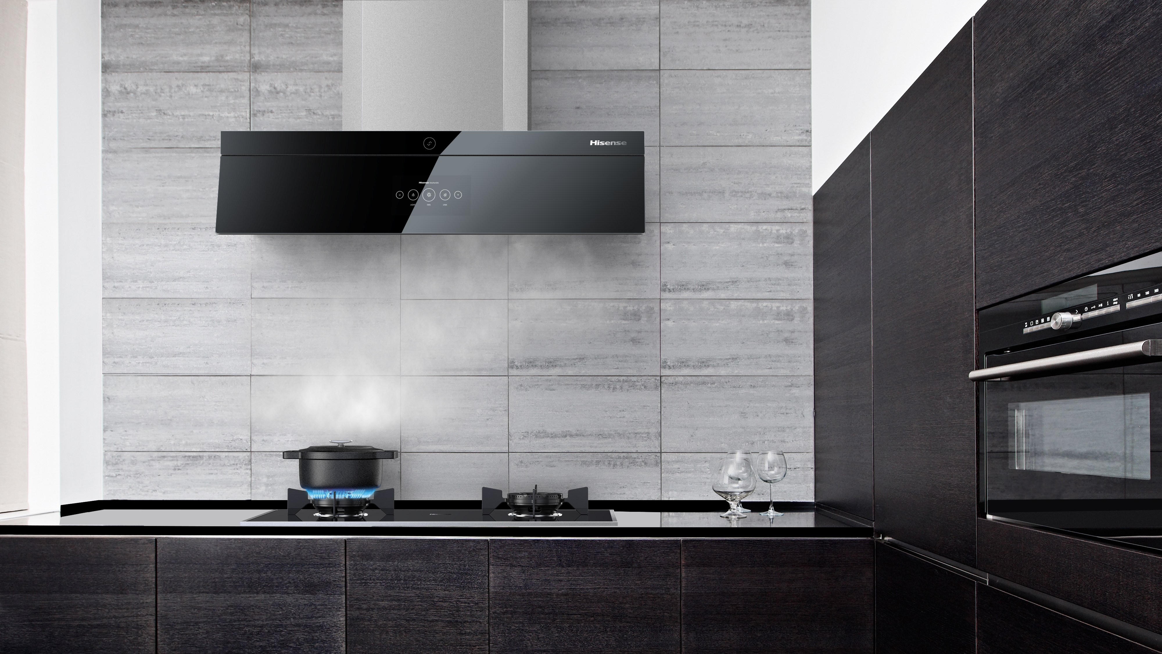 Kitchen appliances，Lampblack machine，clean，high-end，Cooker，