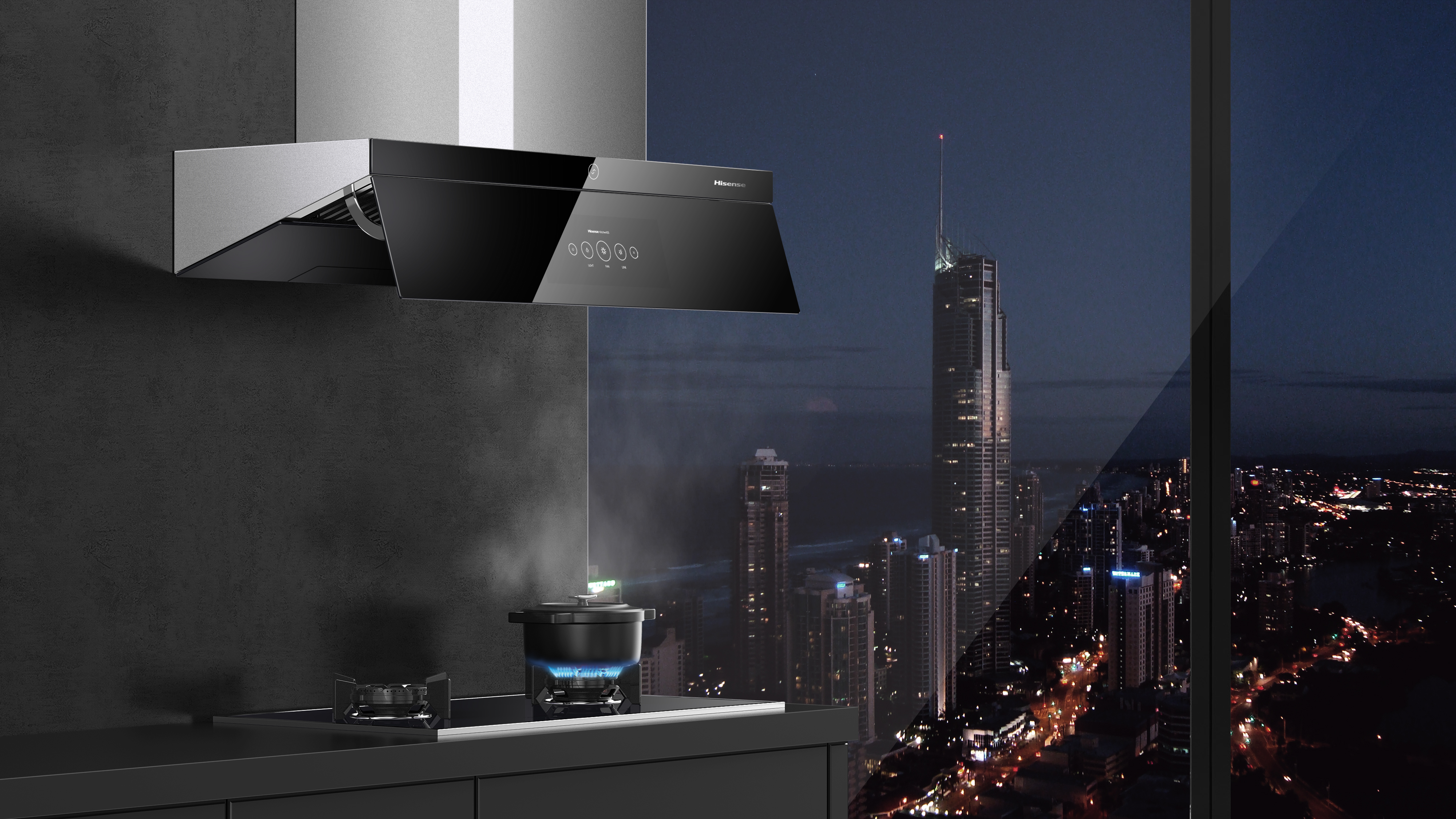 Kitchen appliances，Lampblack machine，clean，high-end，Cooker，