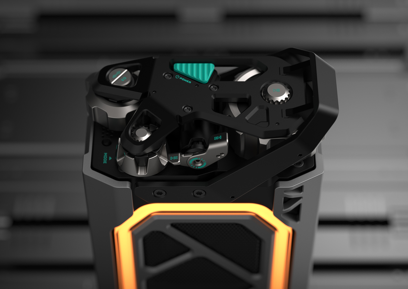 industrial design，product design，sound，Cyberpunk，future，RGB，intelligence，E-sports，