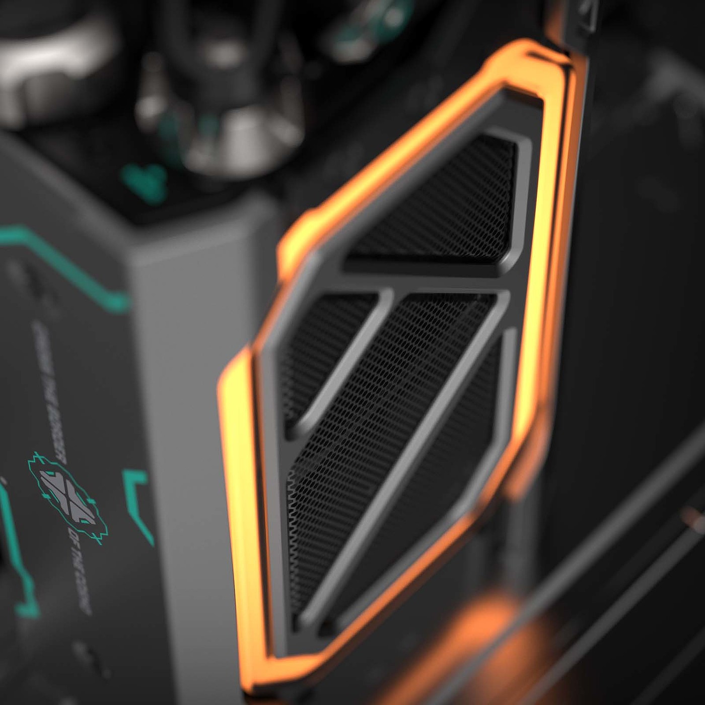 industrial design，product design，sound，Cyberpunk，future，RGB，intelligence，E-sports，
