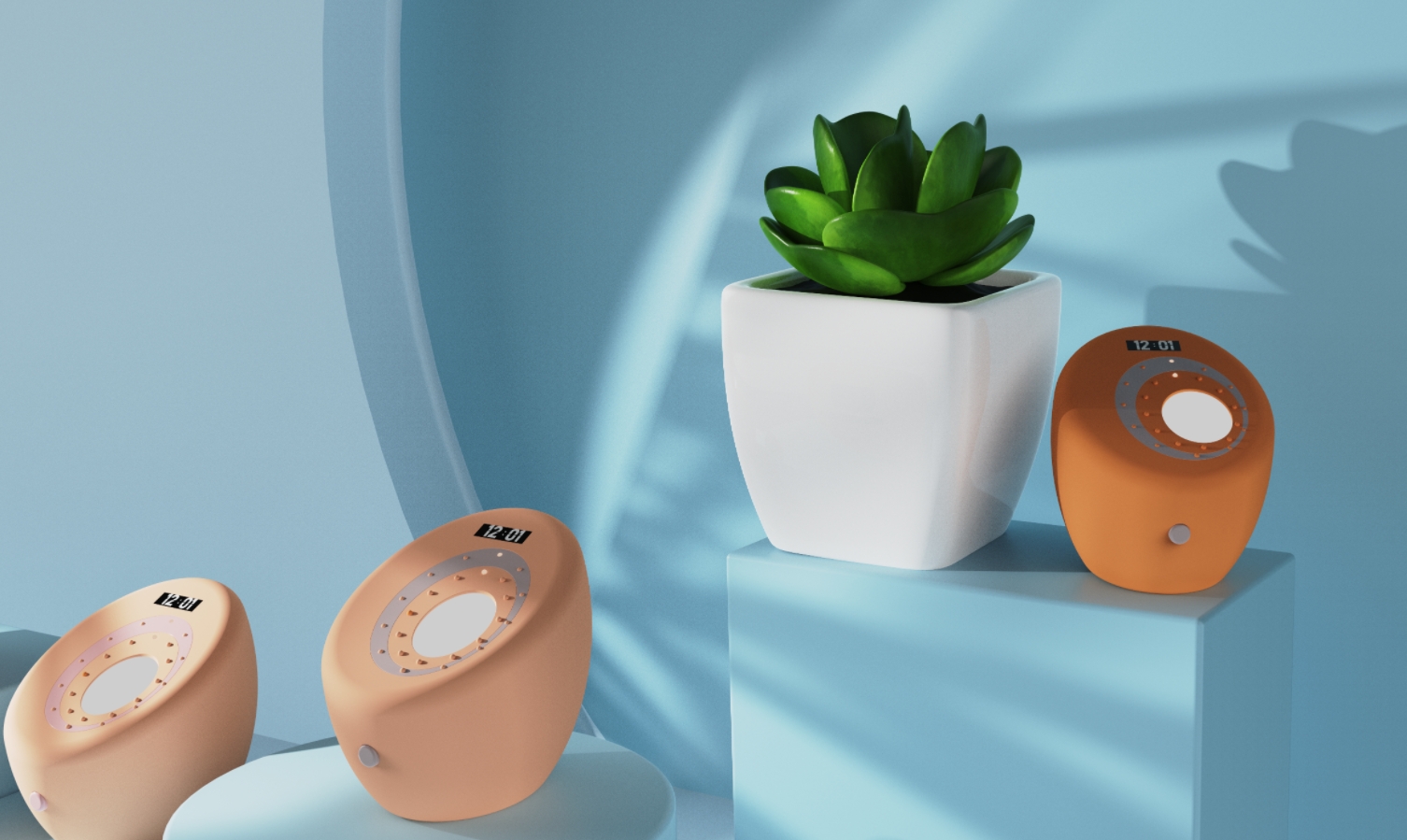 Cultural and creative products，food，Duck egg，alarm clock，