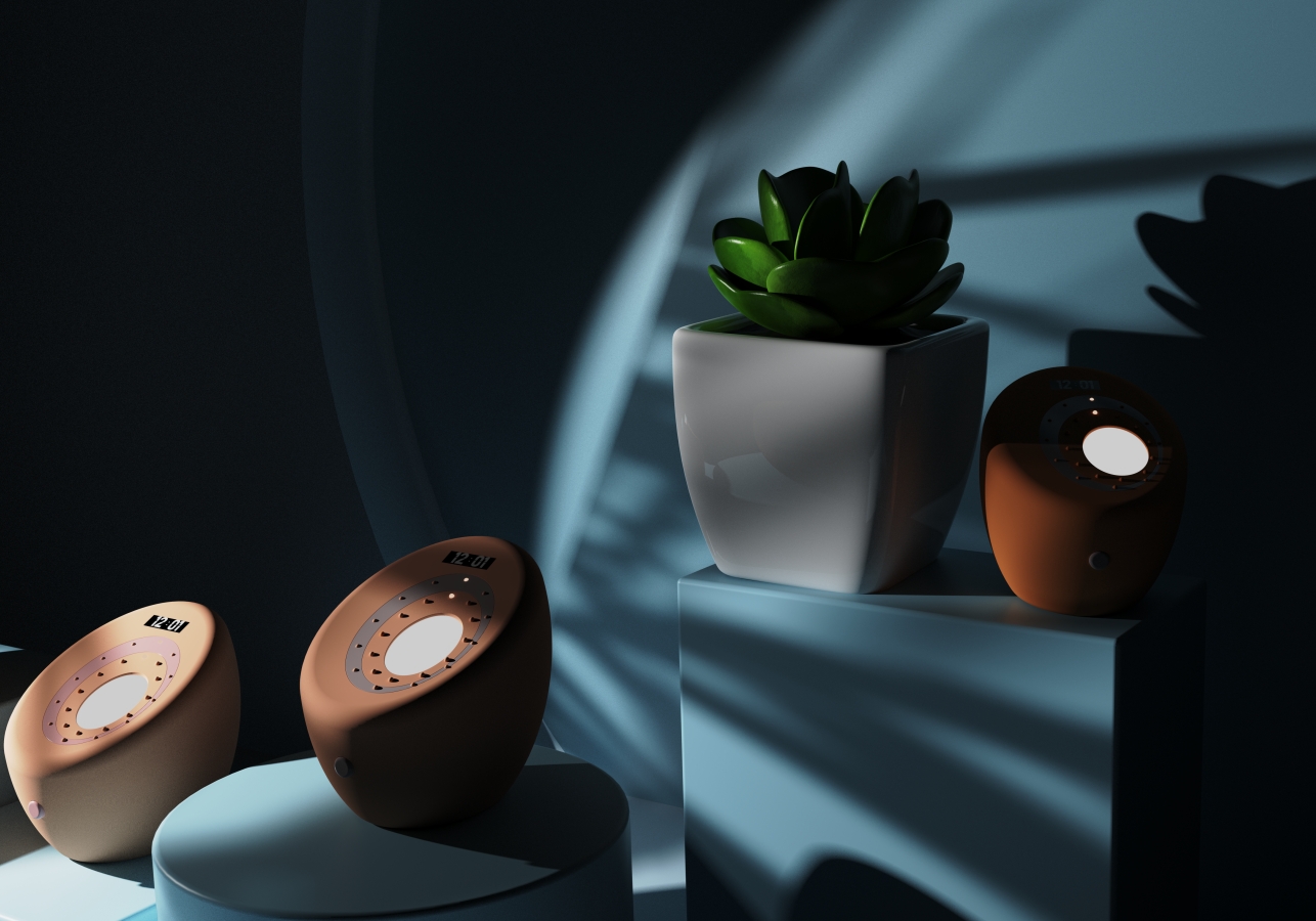 Cultural and creative products，food，Duck egg，alarm clock，