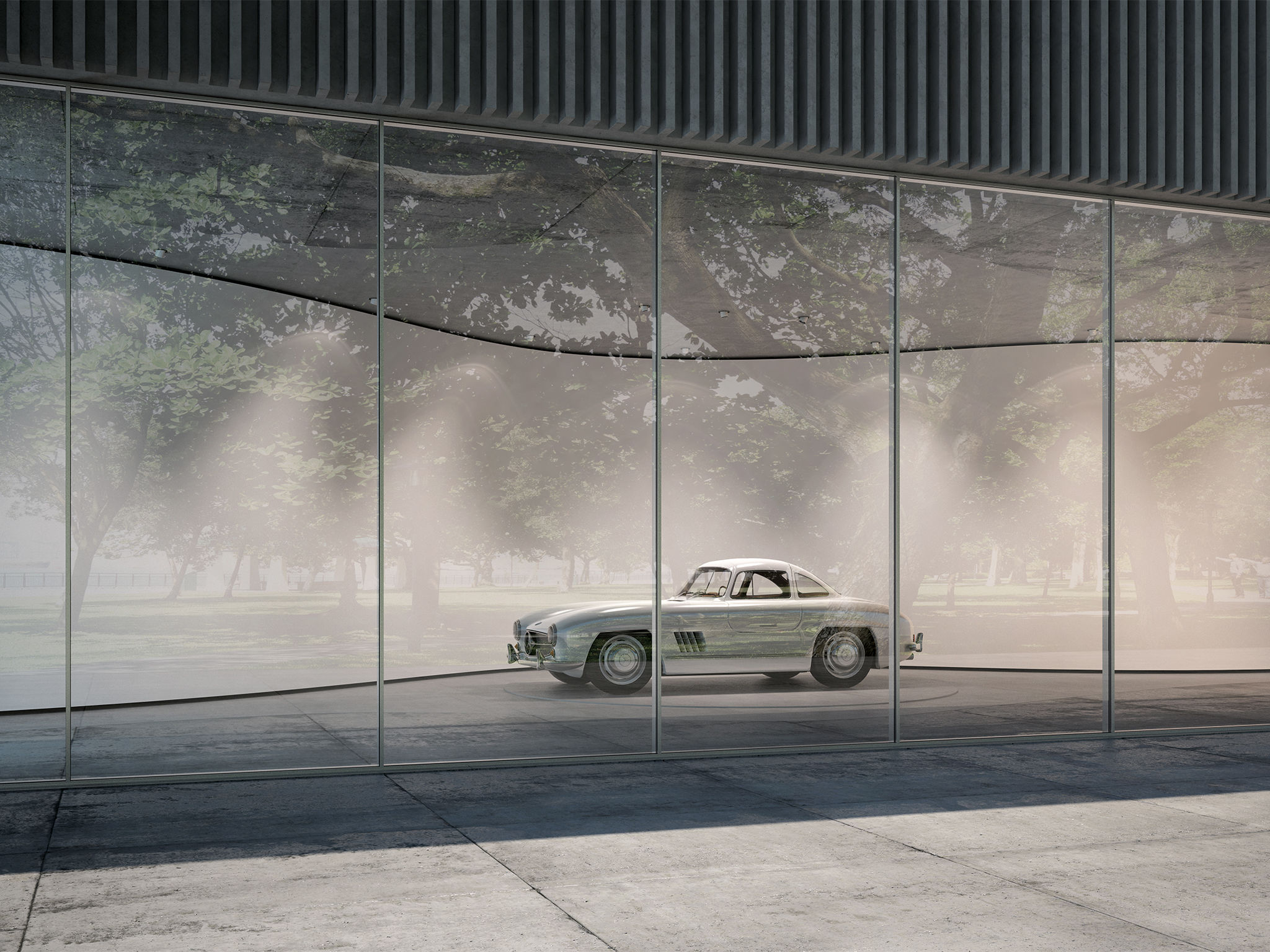 Panoramic glass exterior wall，35 PD，Schüco FWS，2017if Gold Award，