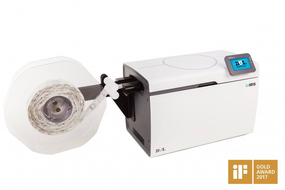 2017if Gold Award，ZiuZ Medical，Iris，Cartridge scanner，