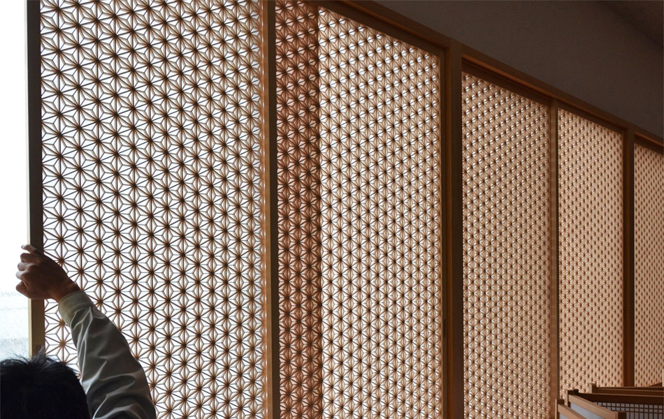 2017if Gold Award，KUMIKO，Wood Screen，Wooden screen，