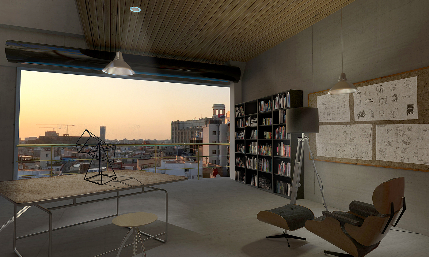 Metal Sculptor's Loft - 普象网
