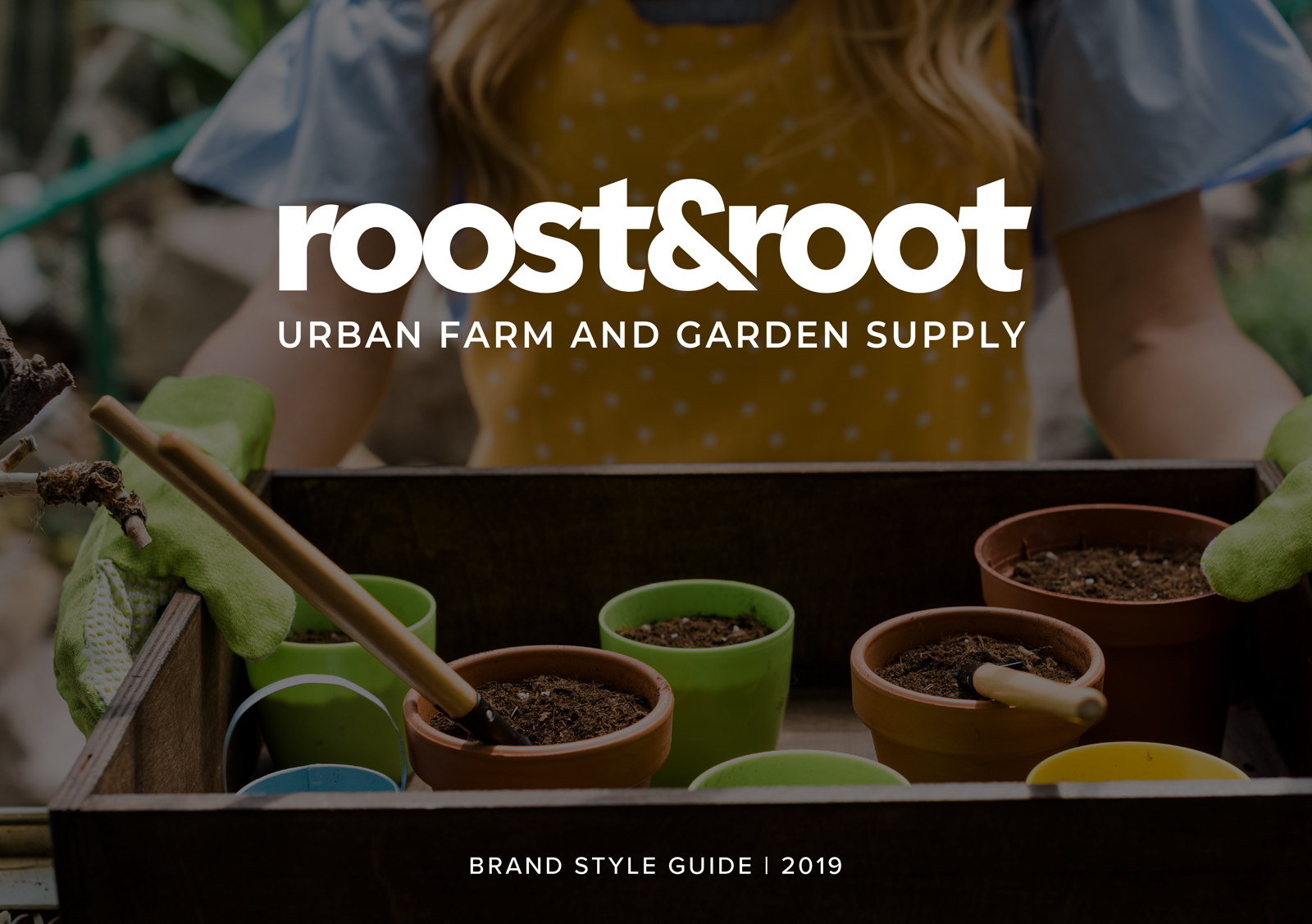 roost & root logo design