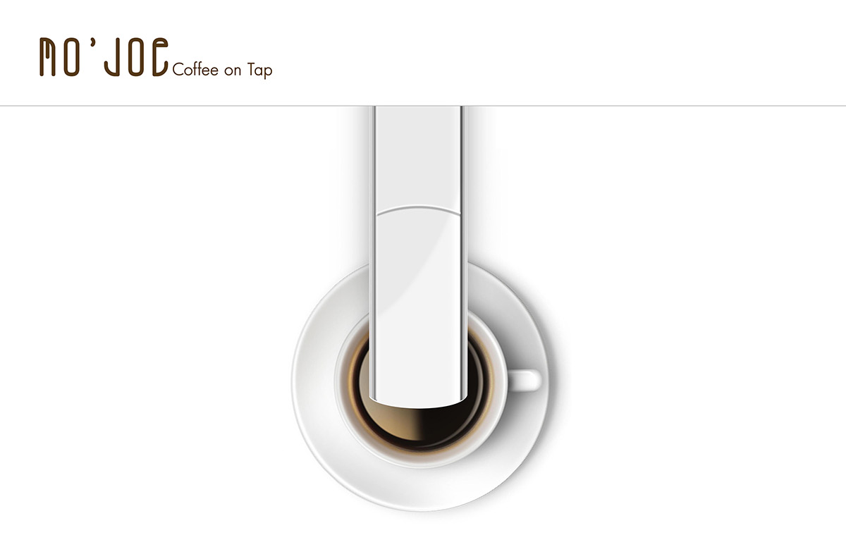 Mo'Joe，Coffee machine，Arc nozzle design，Single cup coffee，Saving time，