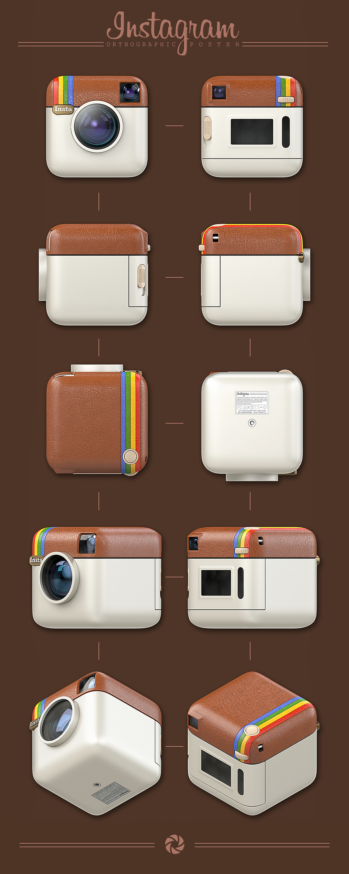 Instagram Icon，3d，icon，