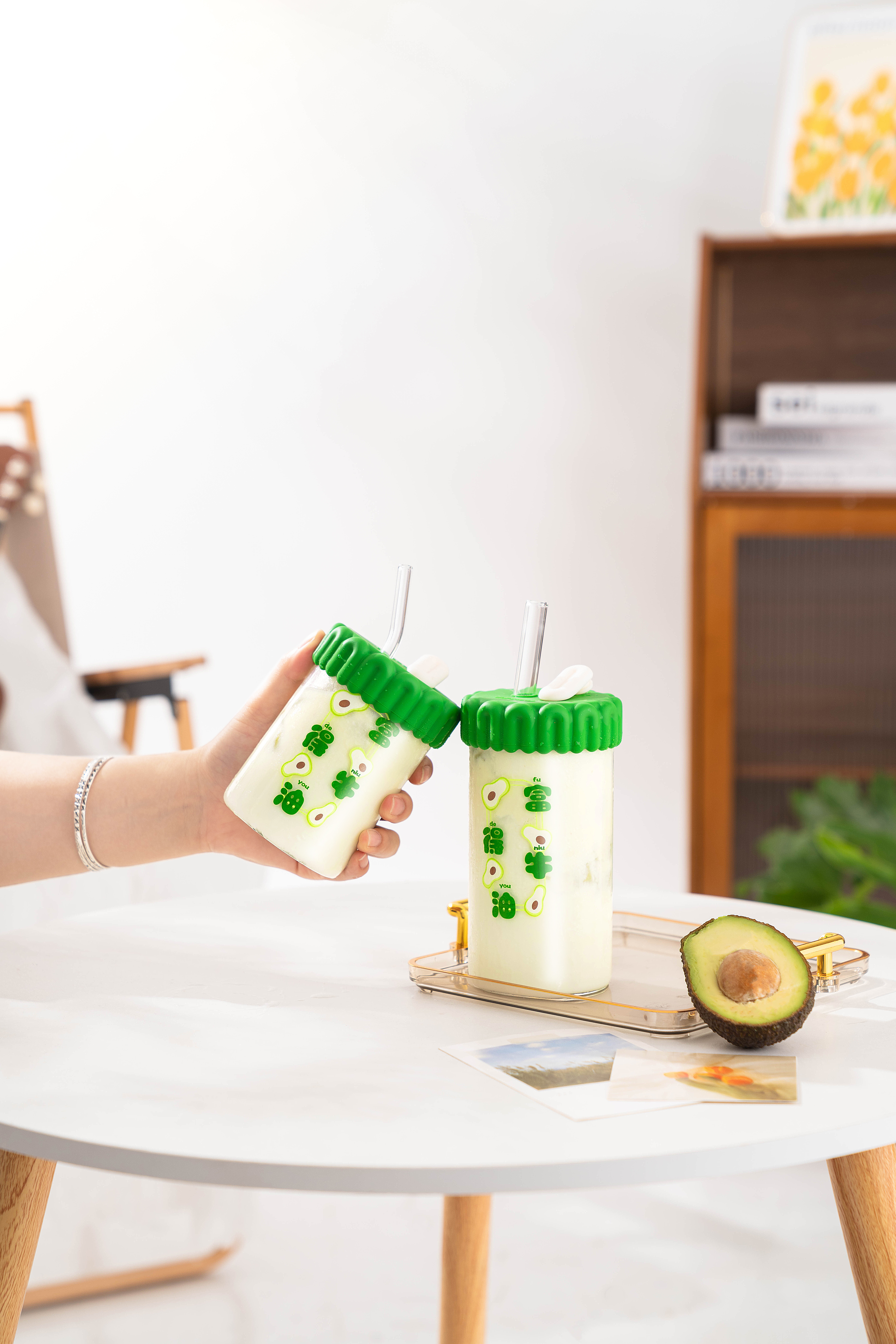 Cup design，flower receptacle，Silicone glass，lovely，healthy，Ins wind，Minimalist design ，