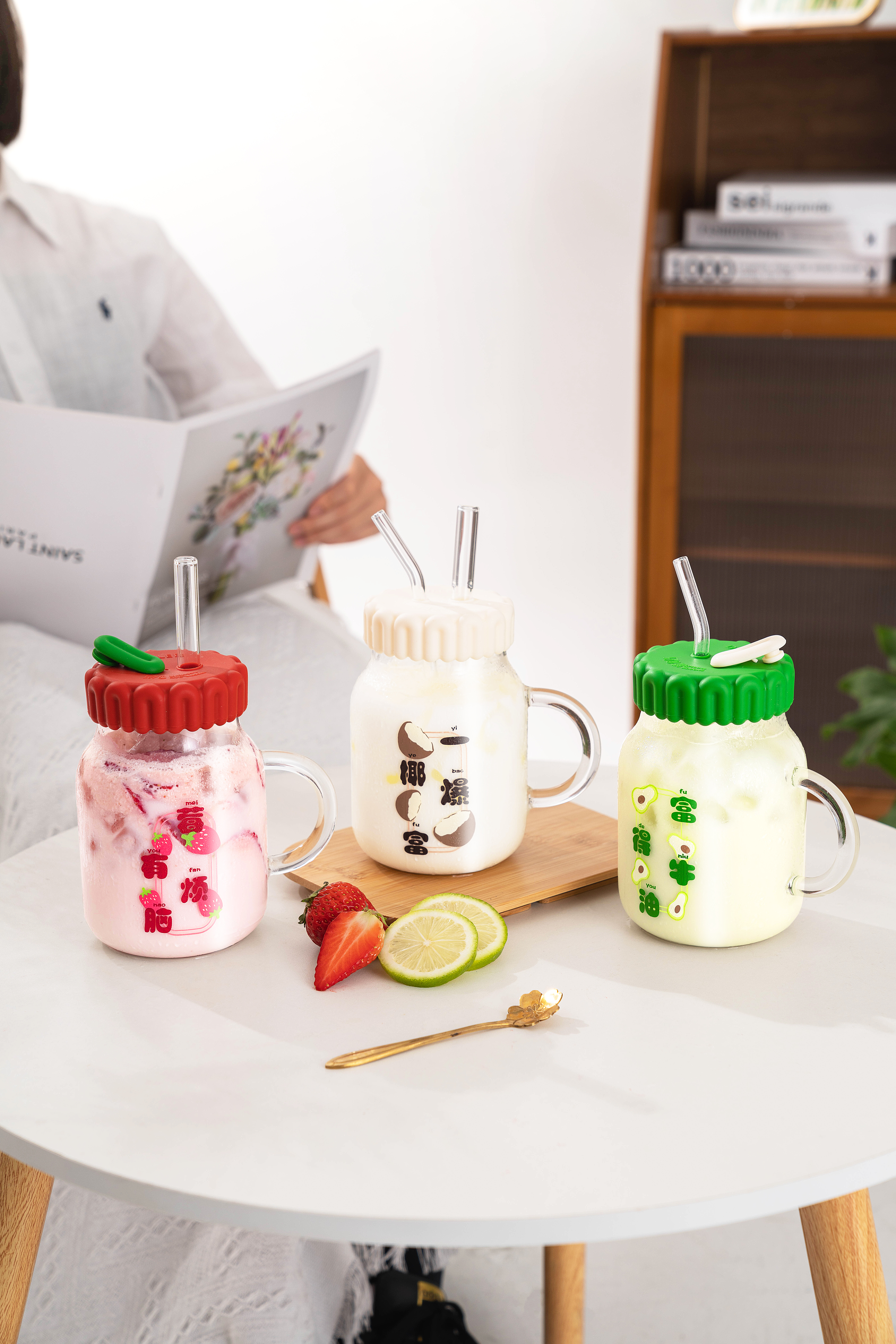 Cup design，flower receptacle，Silicone glass，lovely，healthy，Ins wind，Minimalist design ，