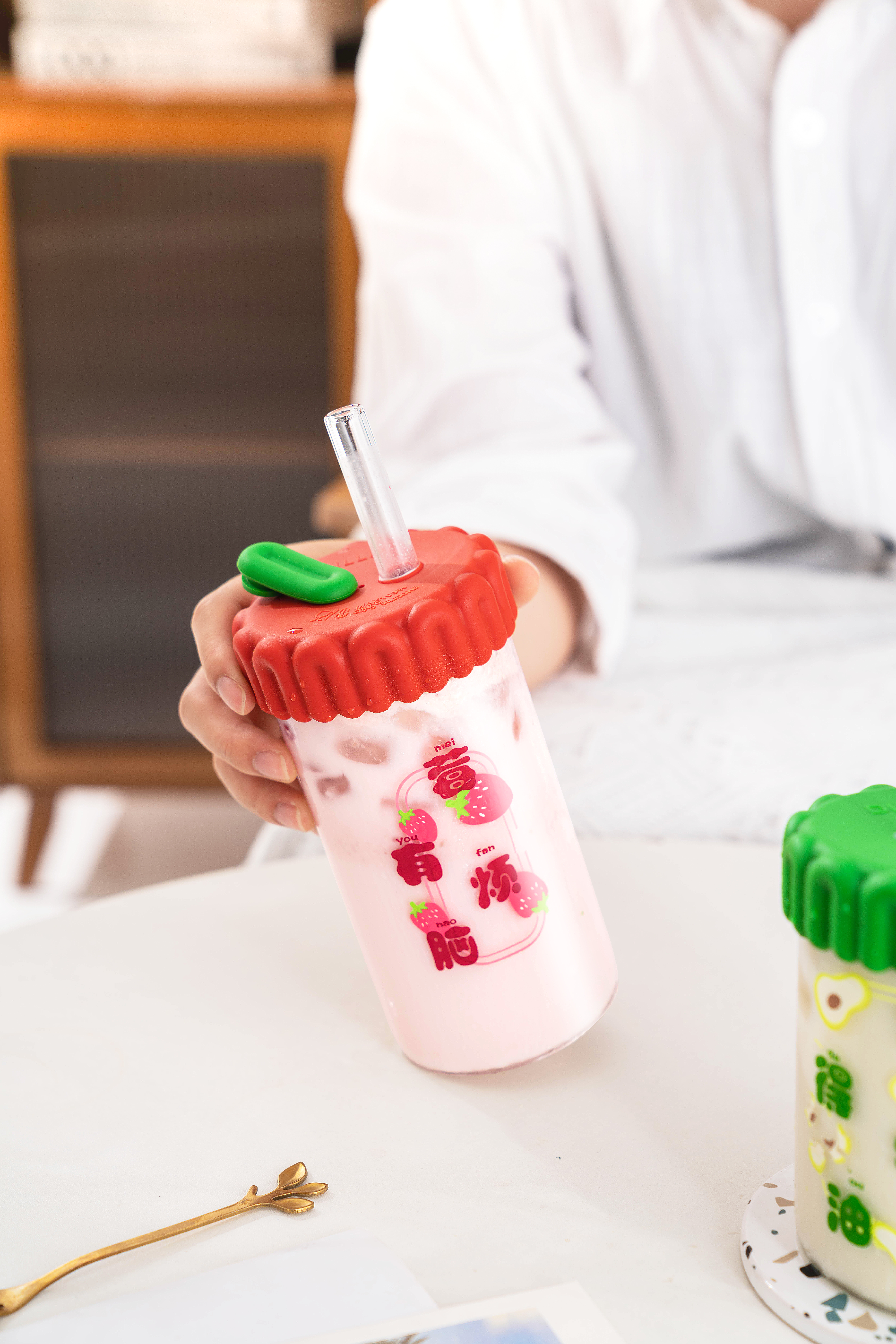 Cup design，flower receptacle，Silicone glass，lovely，healthy，Ins wind，Minimalist design ，