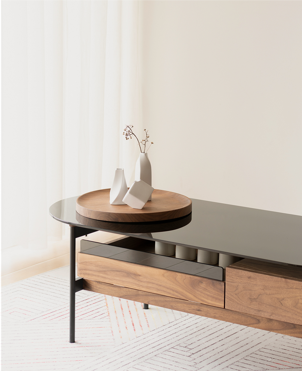 Solid wood furniture，furniture design ，product design，tea table，