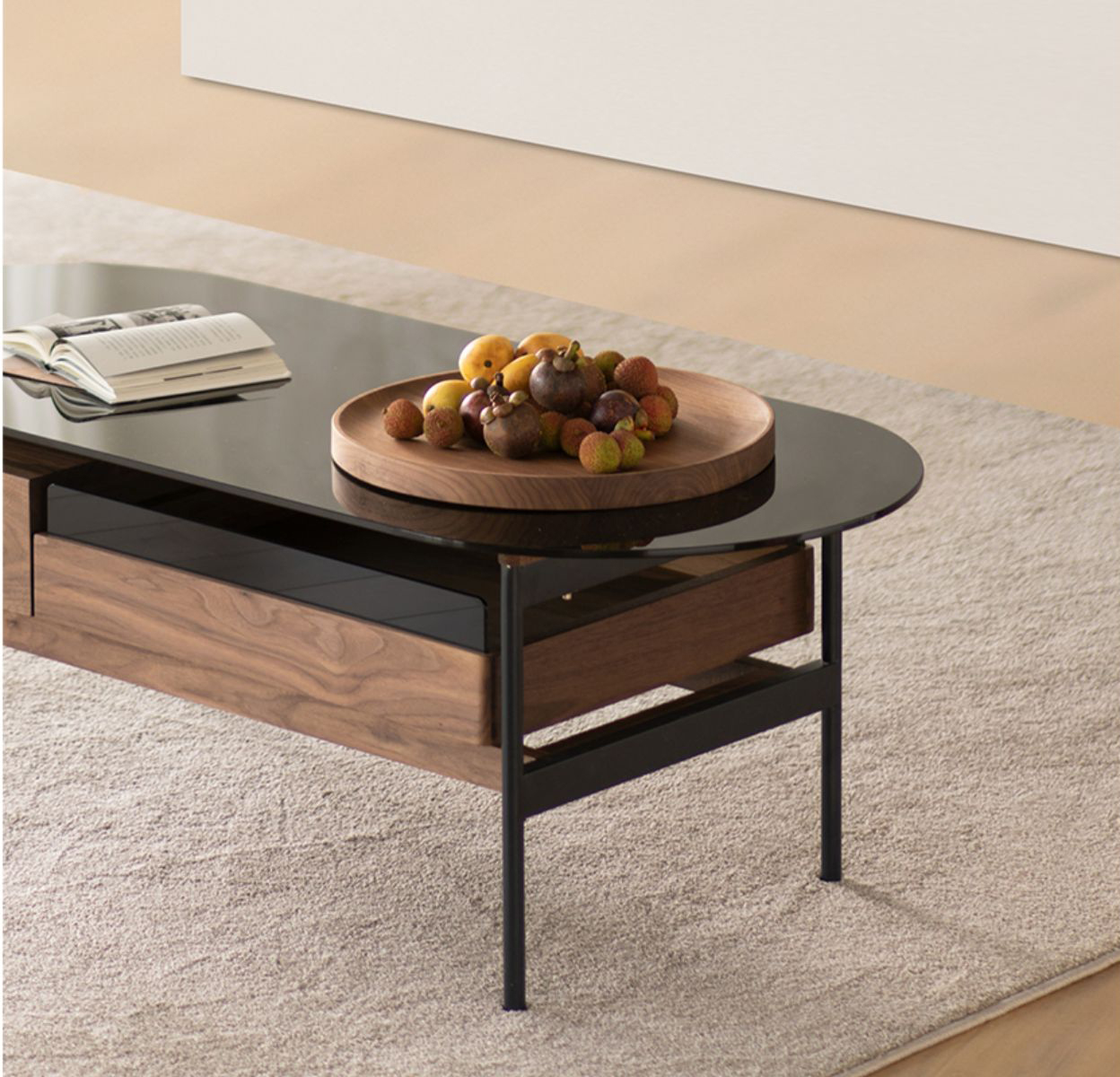 Solid wood furniture，furniture design ，product design，tea table，