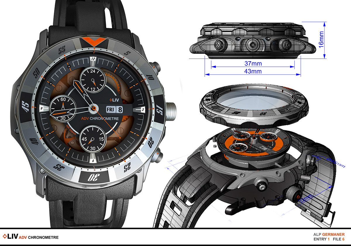 Wrist watch，function，details，